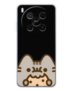 Чехол для ZTE Nubia V70 Max с картинкой «Пушин на черном» Чехол для ZTE Nubia V70 Max с картинкой «Пушин на черном»
