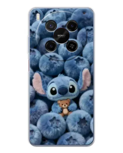Чехол для ZTE Nubia V70 Max с картинкой «Стич и голубика»