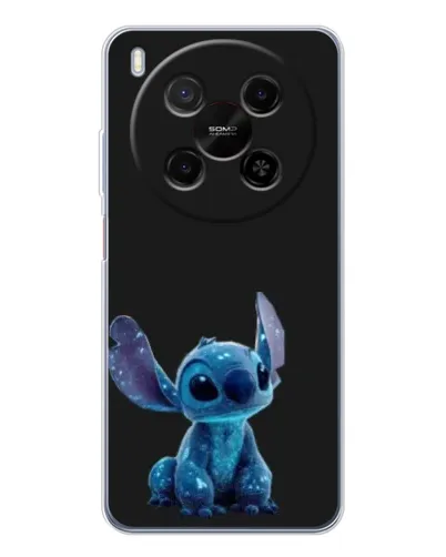 Чехол для ZTE Nubia V70 Max с картинкой «Стич на черном»