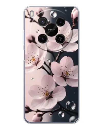 Чехол для ZTE Nubia V70 Max с картинкой «Нежная сакура и капли» Чехол для ZTE Nubia V70 Max с картинкой «Нежная сакура и капли»