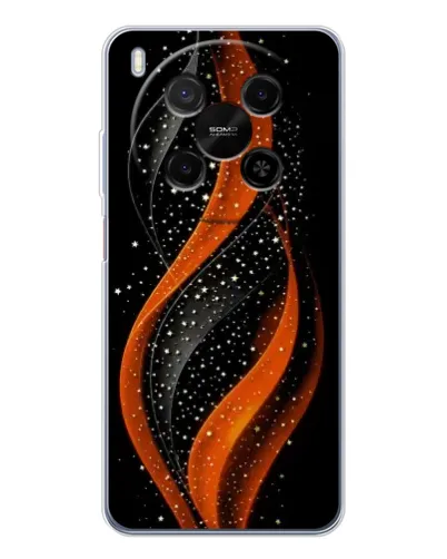 Чехол для ZTE Nubia V70 Max с картинкой «Огненная звездная волна»