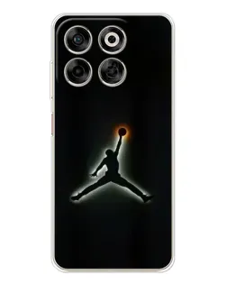 Чохол для ZTE Nubia V70 з картинкою «Jordan Gradient Logo»