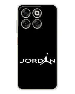 Чохол для ZTE Nubia V70 з картинкою «Jordan White Logo»
