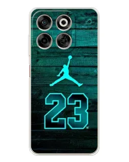 Чохол для ZTE Nubia V70 з картинкою «Jordan Cyan 23»