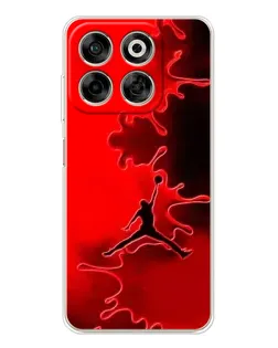 Чохол для ZTE Nubia V70 з картинкою «Jordan Red Smoke»