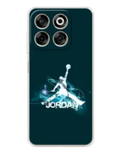 Чохол для ZTE Nubia V70 з картинкою «Jordan Blue Fire»