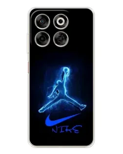Чохол для ZTE Nubia V70 з картинкою «Jordan Neon Blue»