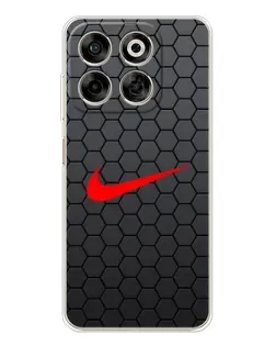 Чехол для ZTE Nubia V70 с картинкой «Nike — карбоновая сетка» Чехол для ZTE Nubia V70 с картинкой «Nike — карбоновая сетка»