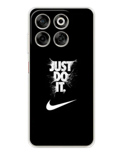 Чехол для ZTE Nubia V70 с картинкой «Текстовый принт Nike»