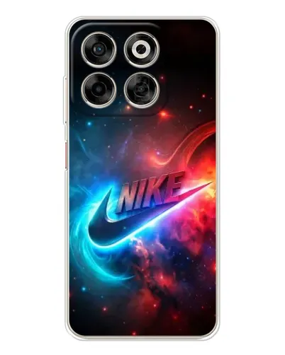 Чехол для ZTE Nubia V70 с картинкой «Огненный логотип Nike»