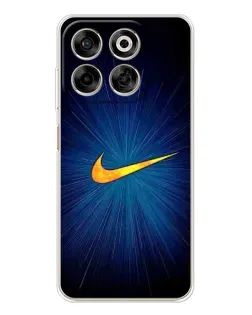 Чехол для ZTE Nubia V70 с картинкой «Синий пульс Nike» Чехол для ZTE Nubia V70 с картинкой «Синий пульс Nike»