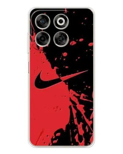 Чехол для ZTE Nubia V70 с картинкой «Красные брызги Nike» Чехол для ZTE Nubia V70 с картинкой «Красные брызги Nike»