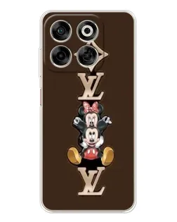 Чехол для ZTE Nubia V70 с картинкой «LV и Микки Маус»