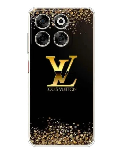 Чехол для ZTE Nubia V70 с картинкой «LV — золотые искры» Чехол для ZTE Nubia V70 с картинкой «LV — золотые искры»