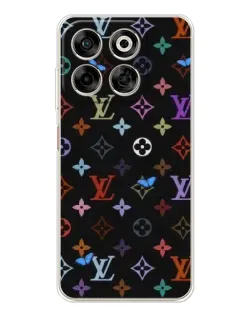 Чехол для ZTE Nubia V70 с картинкой «Цветная монограмма LV»