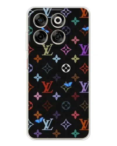 Чехол для ZTE Nubia V70 с картинкой «Цветная монограмма LV» Чехол для ZTE Nubia V70 с картинкой «Цветная монограмма LV»