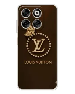 Чехол для ZTE Nubia V70 с картинкой «LV — золотая печать»