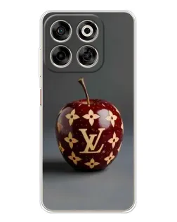 Чехол для ZTE Nubia V70 с картинкой «Красное яблоко LV»