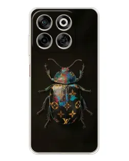 Чехол для ZTE Nubia V70 с картинкой «LV — мраморный принт»