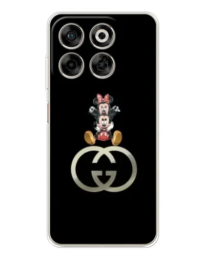 Чехол для ZTE Nubia V70 с картинкой «Минни Маус на лого»