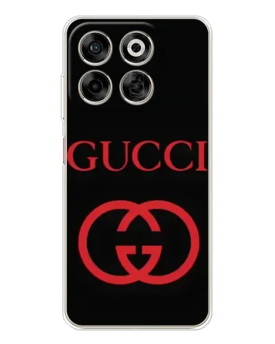 Чехол для ZTE Nubia V70 с картинкой «Gucci — красный логотип»