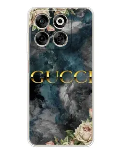 Чехол для ZTE Nubia V70 с картинкой «Абстрактные цветы Gucci» Чехол для ZTE Nubia V70 с картинкой «Абстрактные цветы Gucci»
