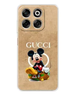 Чехол для ZTE Nubia V70 с картинкой «Микки Маус Gucci — крафт» Чехол для ZTE Nubia V70 с картинкой «Микки Маус Gucci — крафт»