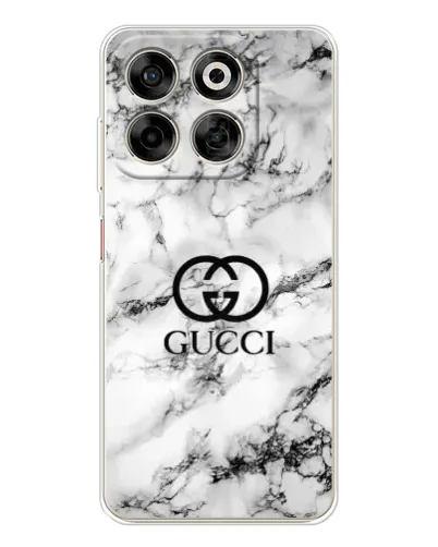 Чехол для ZTE Nubia V70 с картинкой «Gucci — мраморный шик»