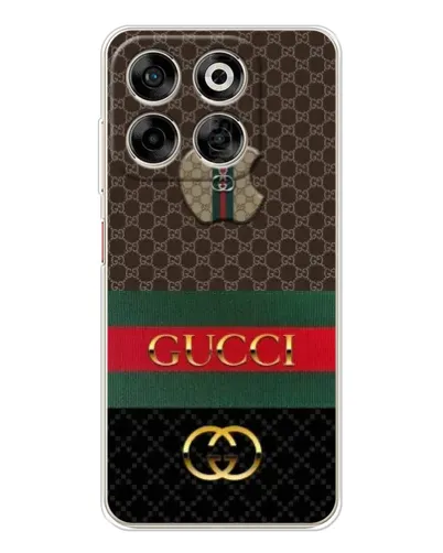 Чехол для ZTE Nubia V70 с картинкой «Gucci — брендированный десерт»