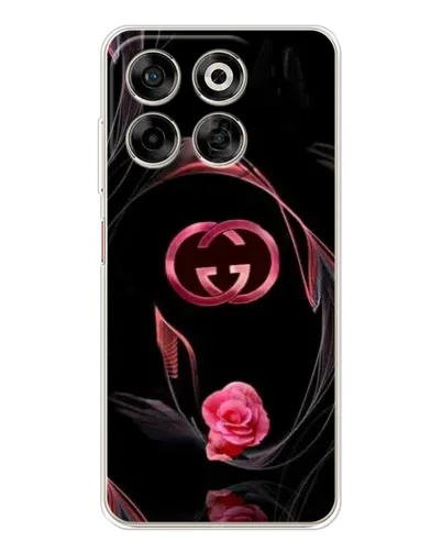 Чехол для ZTE Nubia V70 с картинкой «Gucci — неоновая роза»