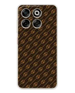 Чехол для ZTE Nubia V70 с картинкой «Gucci — золотые диагонали» Чехол для ZTE Nubia V70 с картинкой «Gucci — золотые диагонали»