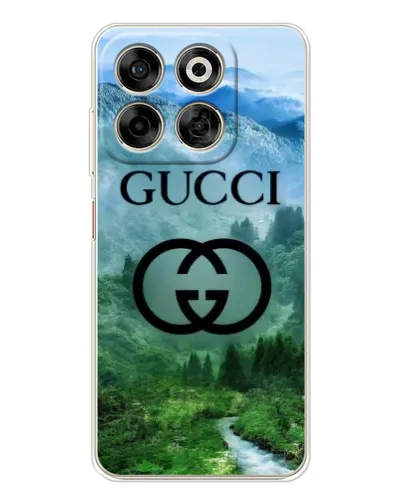 Чехол для ZTE Nubia V70 с картинкой «Gucci — горный пейзаж»