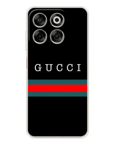 Чехол для ZTE Nubia V70 с картинкой «Gucci — красный пояс»