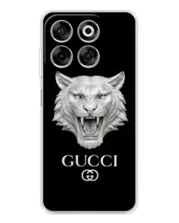 Чехол для ZTE Nubia V70 с картинкой «Gucci — серебряный лев» Чехол для ZTE Nubia V70 с картинкой «Gucci — серебряный лев»