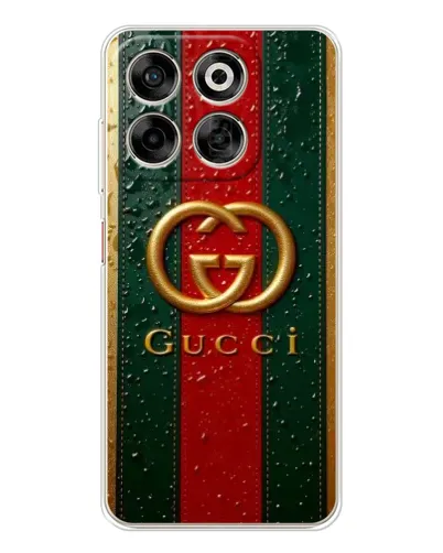 Чехол для ZTE Nubia V70 с картинкой «Gucci — фирменная полоса и золото» Чехол для ZTE Nubia V70 с картинкой «Gucci — фирменная полоса и золото»