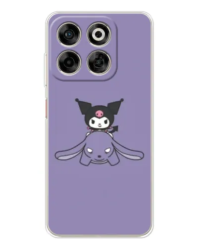 Чохол для ZTE Nubia V70 з картинкою «Kuromi на ліловому фоні» Чохол для ZTE Nubia V70 з картинкою «Kuromi на ліловому фоні»