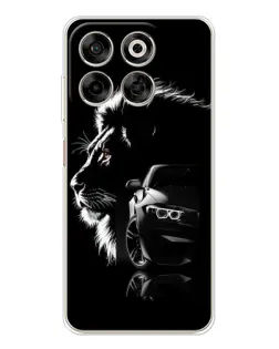 Чехол для ZTE Nubia V70 с картинкой «BMW и лев» Чехол для ZTE Nubia V70 с картинкой «BMW и лев»
