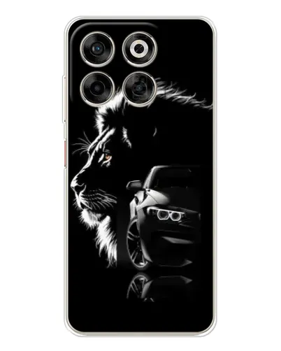 Чехол для ZTE Nubia V70 с картинкой «BMW и лев» Чехол для ZTE Nubia V70 с картинкой «BMW и лев»