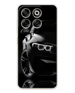 Чехол для ZTE Nubia V70 с картинкой «Черная BMW — профиль» Чехол для ZTE Nubia V70 с картинкой «Черная BMW — профиль»
