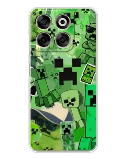 Чехол для ZTE Nubia V70 с картинкой «Криперы Minecraft» Чехол для ZTE Nubia V70 с картинкой «Криперы Minecraft»