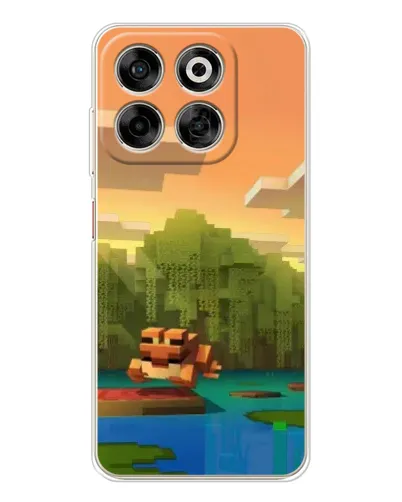 Чехол для ZTE Nubia V70 с картинкой «Майнкрафт закат солнца» Чехол для ZTE Nubia V70 с картинкой «Майнкрафт закат солнца»