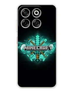 Чехол для ZTE Nubia V70 с картинкой «Minecraft Diamond лого» Чехол для ZTE Nubia V70 с картинкой «Minecraft Diamond лого»