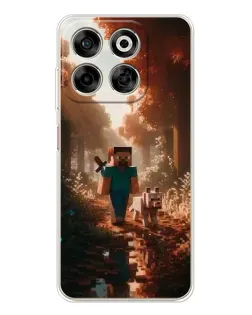 Чехол для ZTE Nubia V70 с картинкой «Стив в лесу» Чехол для ZTE Nubia V70 с картинкой «Стив в лесу»