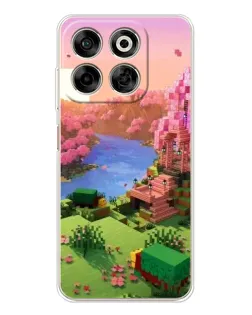 Чехол для ZTE Nubia V70 с картинкой «Розовое дерево Minecraft» Чехол для ZTE Nubia V70 с картинкой «Розовое дерево Minecraft»