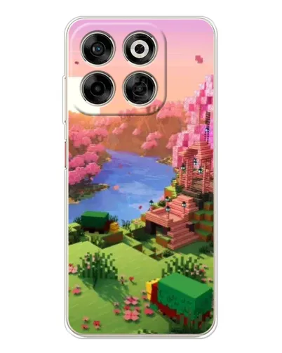 Чехол для ZTE Nubia V70 с картинкой «Розовое дерево Minecraft» Чехол для ZTE Nubia V70 с картинкой «Розовое дерево Minecraft»