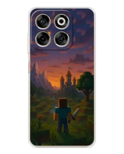 Чехол для ZTE Nubia V70 с картинкой «Стив у башни» Чехол для ZTE Nubia V70 с картинкой «Стив у башни»