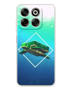 Чехол для ZTE Nubia V70 с картинкой «Черепаха Minecraft» Чехол для ZTE Nubia V70 с картинкой «Черепаха Minecraft»