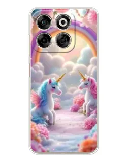 Чехол для ZTE Nubia V70 с картинкой «Радуга и единороги» Чехол для ZTE Nubia V70 с картинкой «Радуга и единороги»