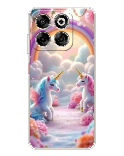 Чехол для ZTE Nubia V70 с картинкой «Радуга и единороги» Чехол для ZTE Nubia V70 с картинкой «Радуга и единороги»