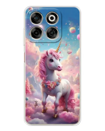Чехол для ZTE Nubia V70 с картинкой «Единорог среди облаков» Чехол для ZTE Nubia V70 с картинкой «Единорог среди облаков»